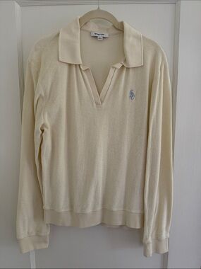 Sporty & Rich Terry Polo Sweatshirt